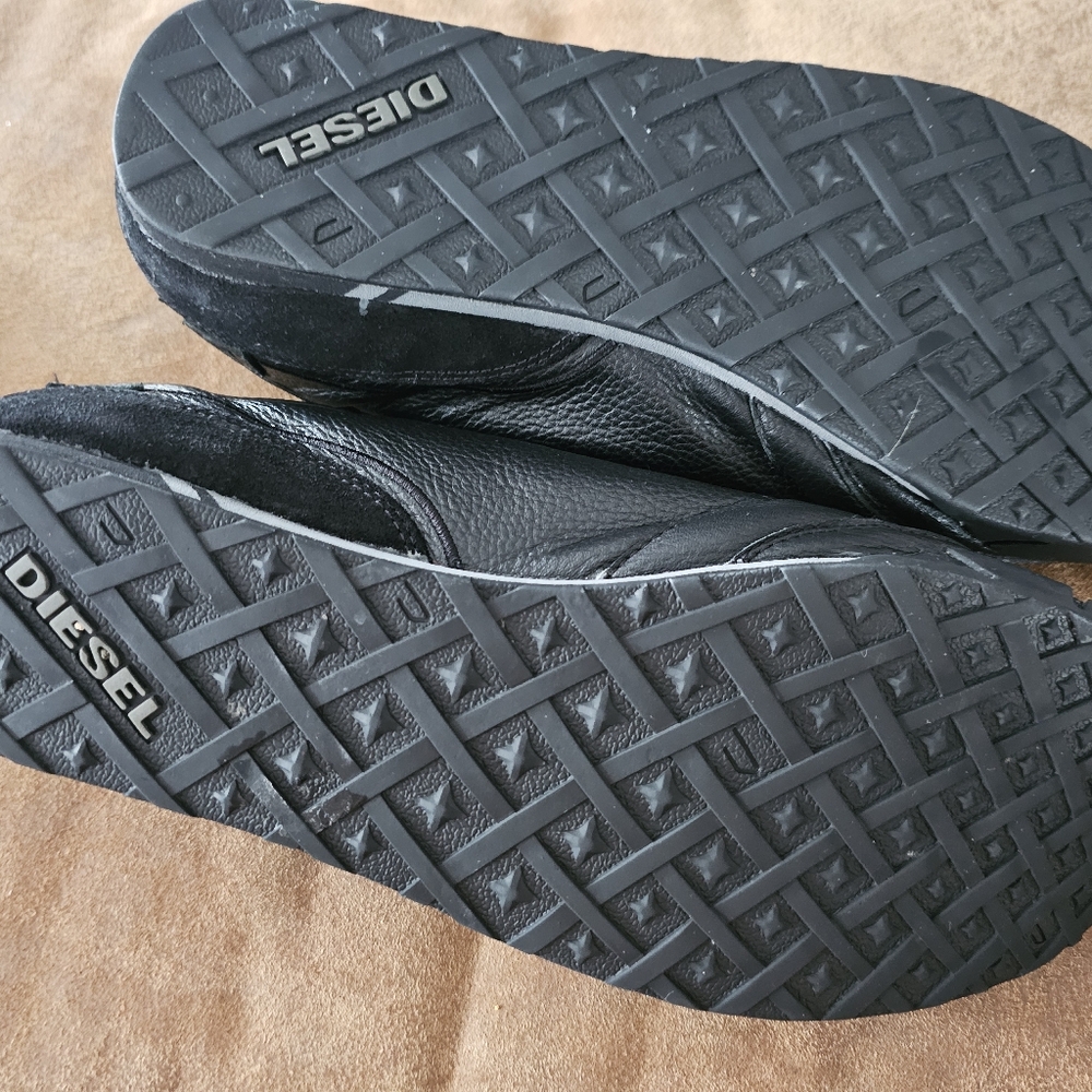 Diesel take men's casual leather sneaker - Picture 7 of 8